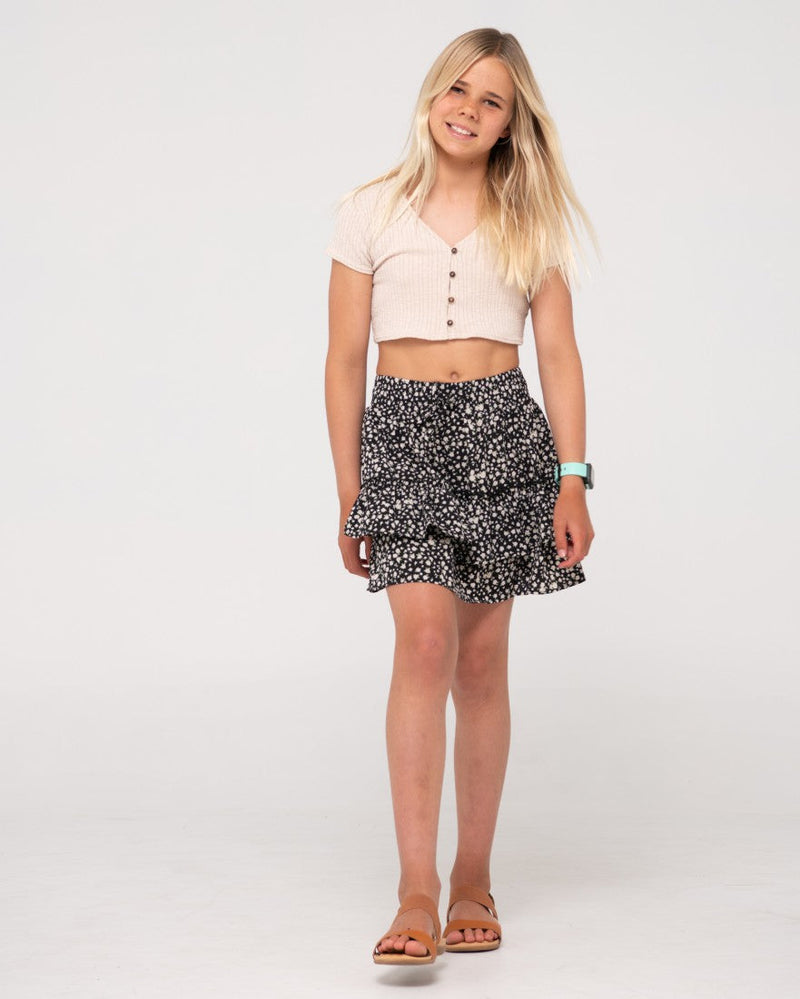 Rusty Balnear Mini Girls Skirt