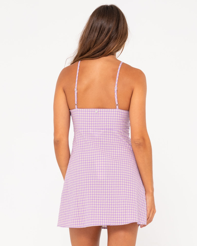 Rusty Checked Out Mini Dress