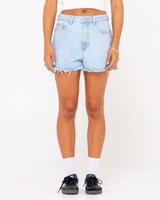 Rusty Penny Kick Flare Denim Short