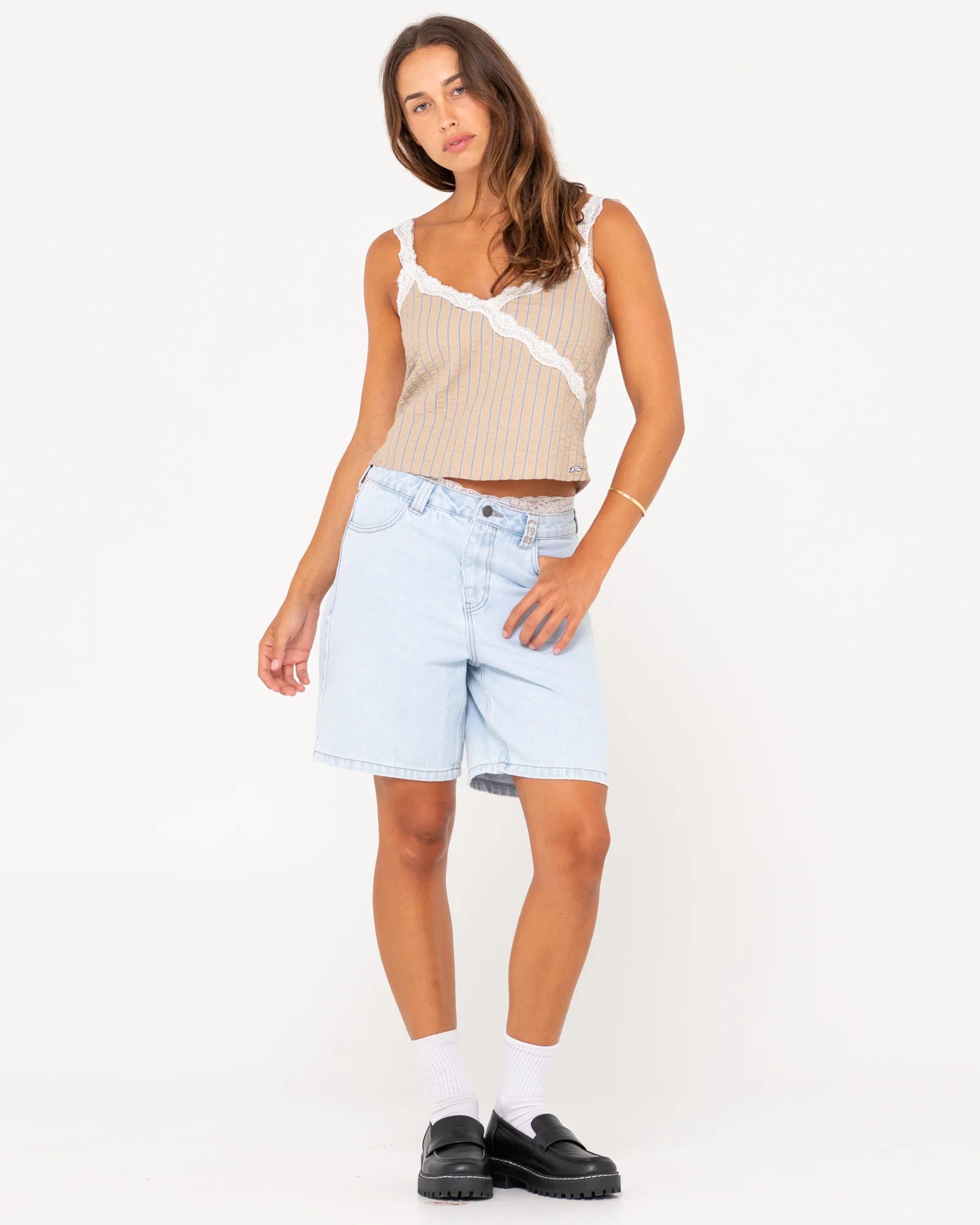Rusty High Volume 18 Inch Denim Jort – Mentha's Surf & Street Supply