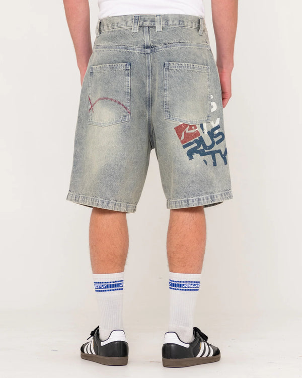 Rusty Stone Cold Baggy Jort