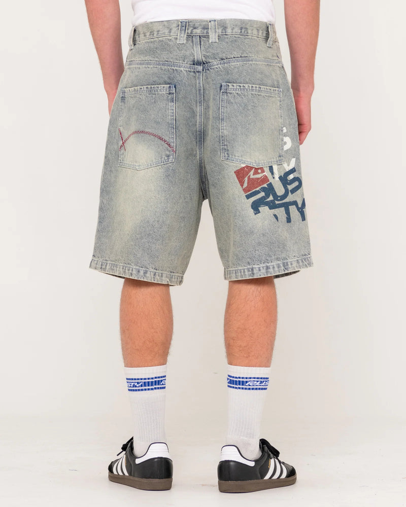 Rusty Stone Cold Baggy Jort