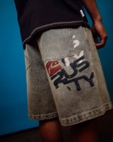 Rusty Stone Cold Baggy Jort
