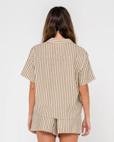 Rusty Sandy Stripe SS Shirt