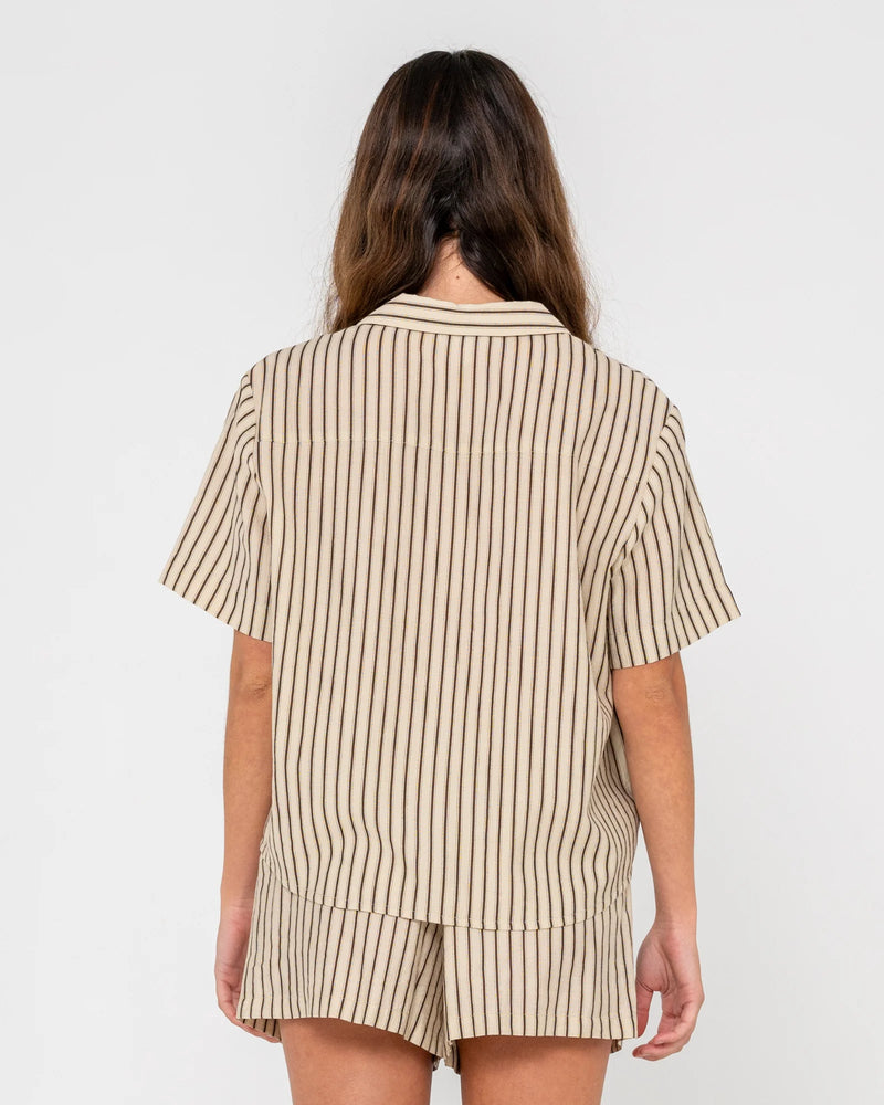 Rusty Sandy Stripe SS Shirt