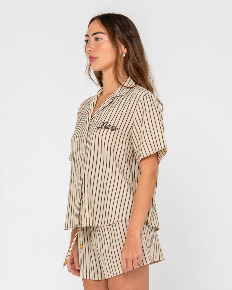Rusty Sandy Stripe SS Shirt