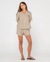Rusty Sandy Stripe SS Shirt