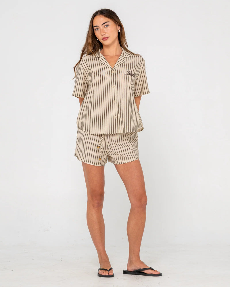 Rusty Sandy Stripe SS Shirt