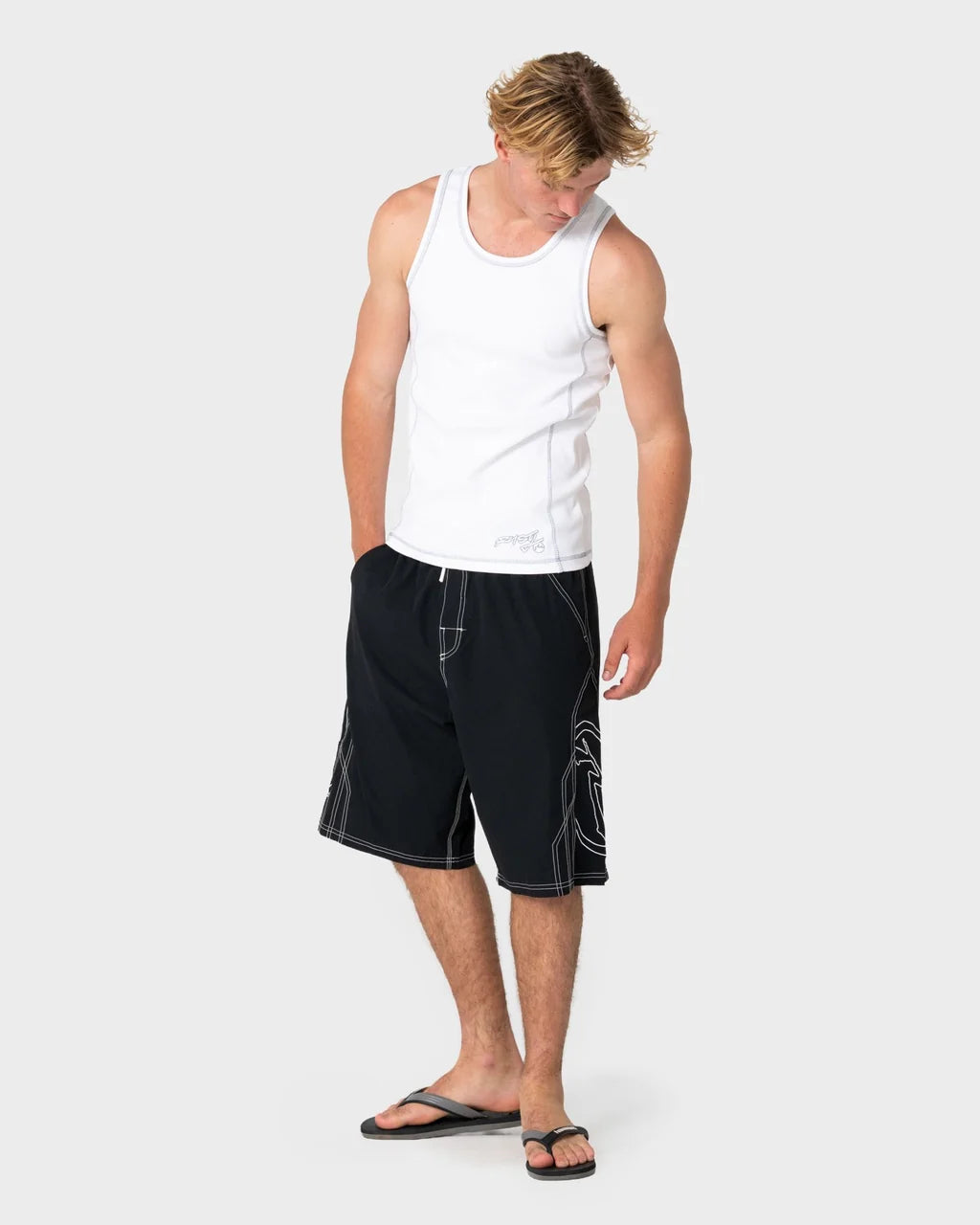 Rusty Tombstones Hybrid Waist Boardshort