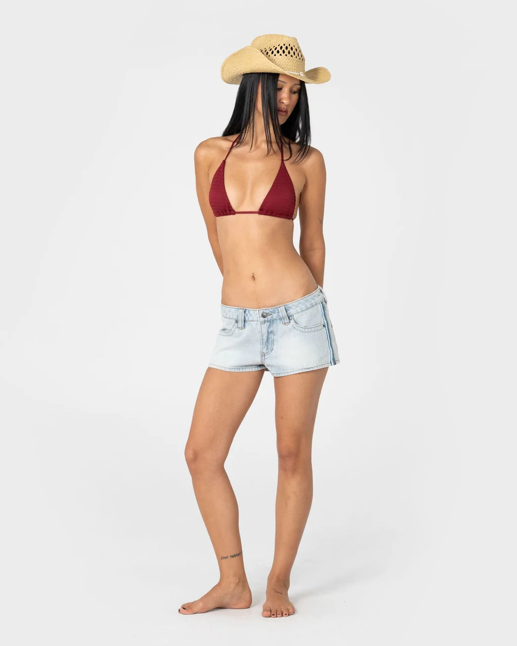 Rusty Howdy Cowboy Straw Hat