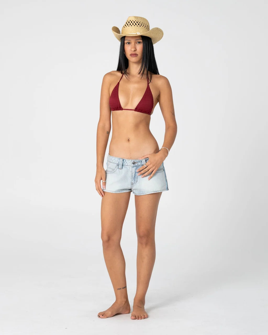 Rusty Howdy Cowboy Straw Hat