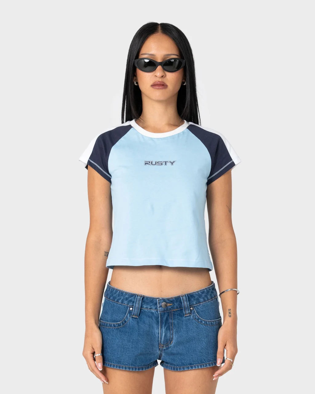 Rusty Bradley Mini Cap Sleeve Tee