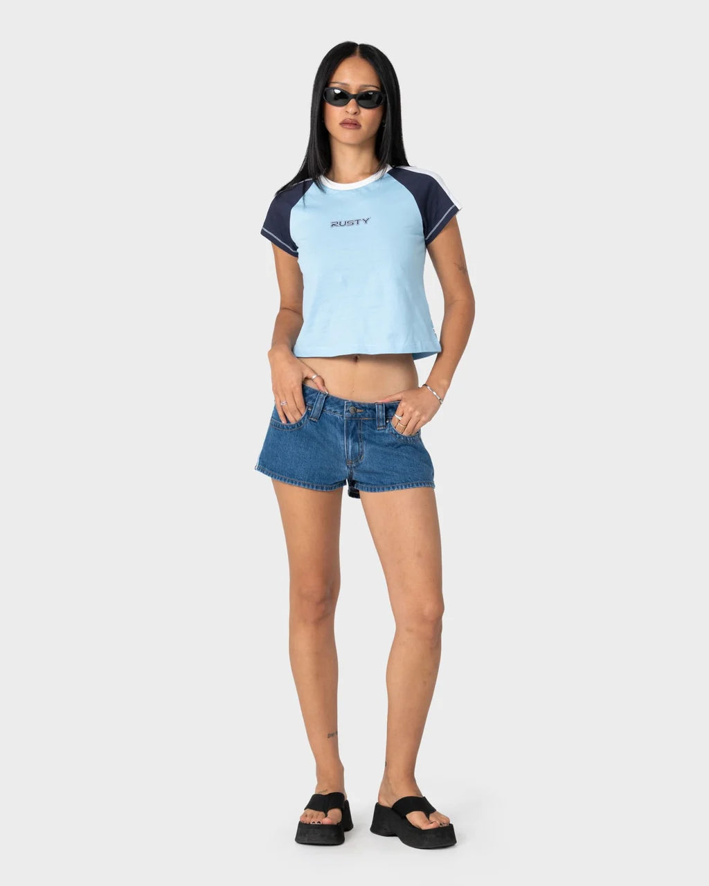 Rusty Bradley Mini Cap Sleeve Tee