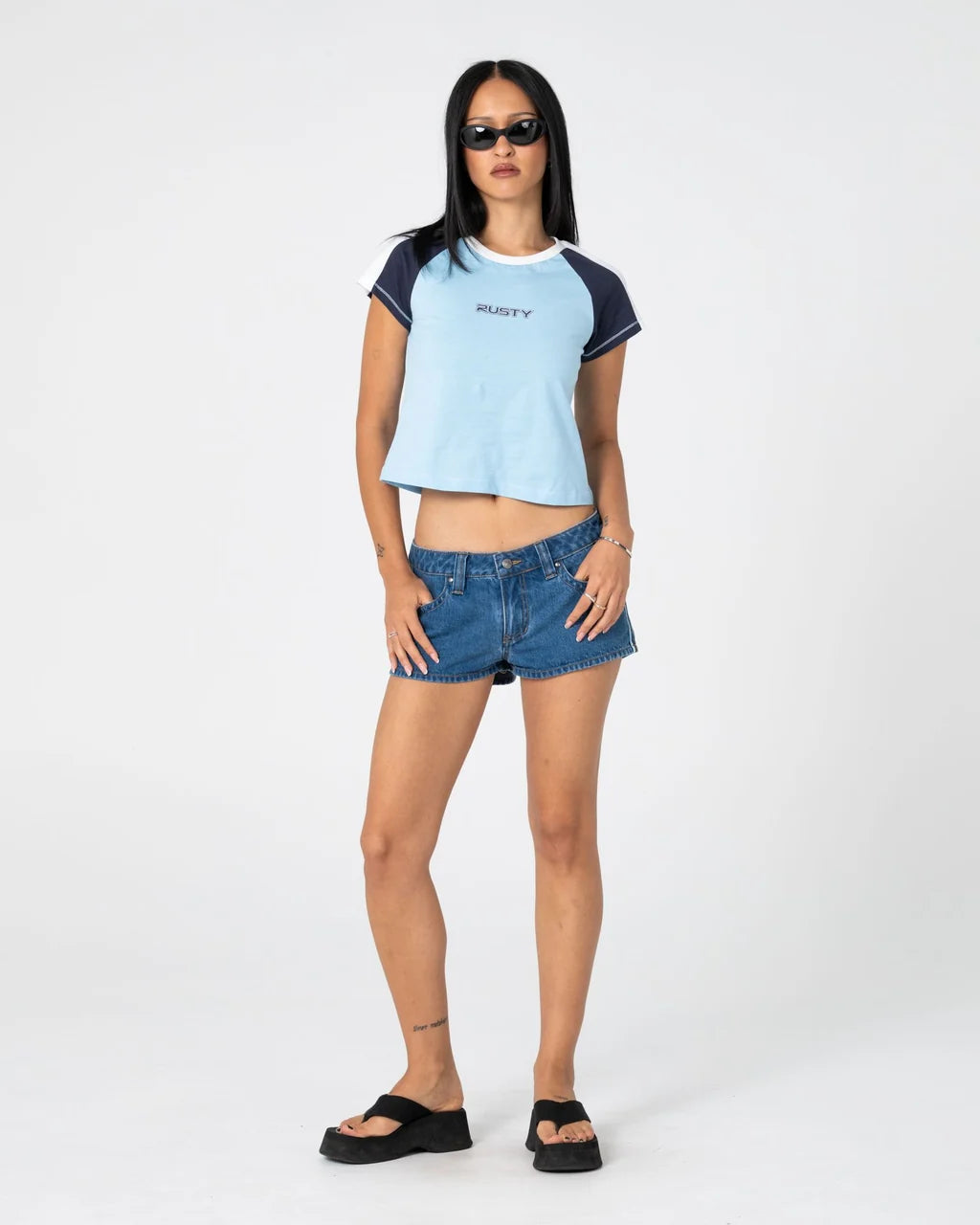 Rusty Bradley Mini Cap Sleeve Tee