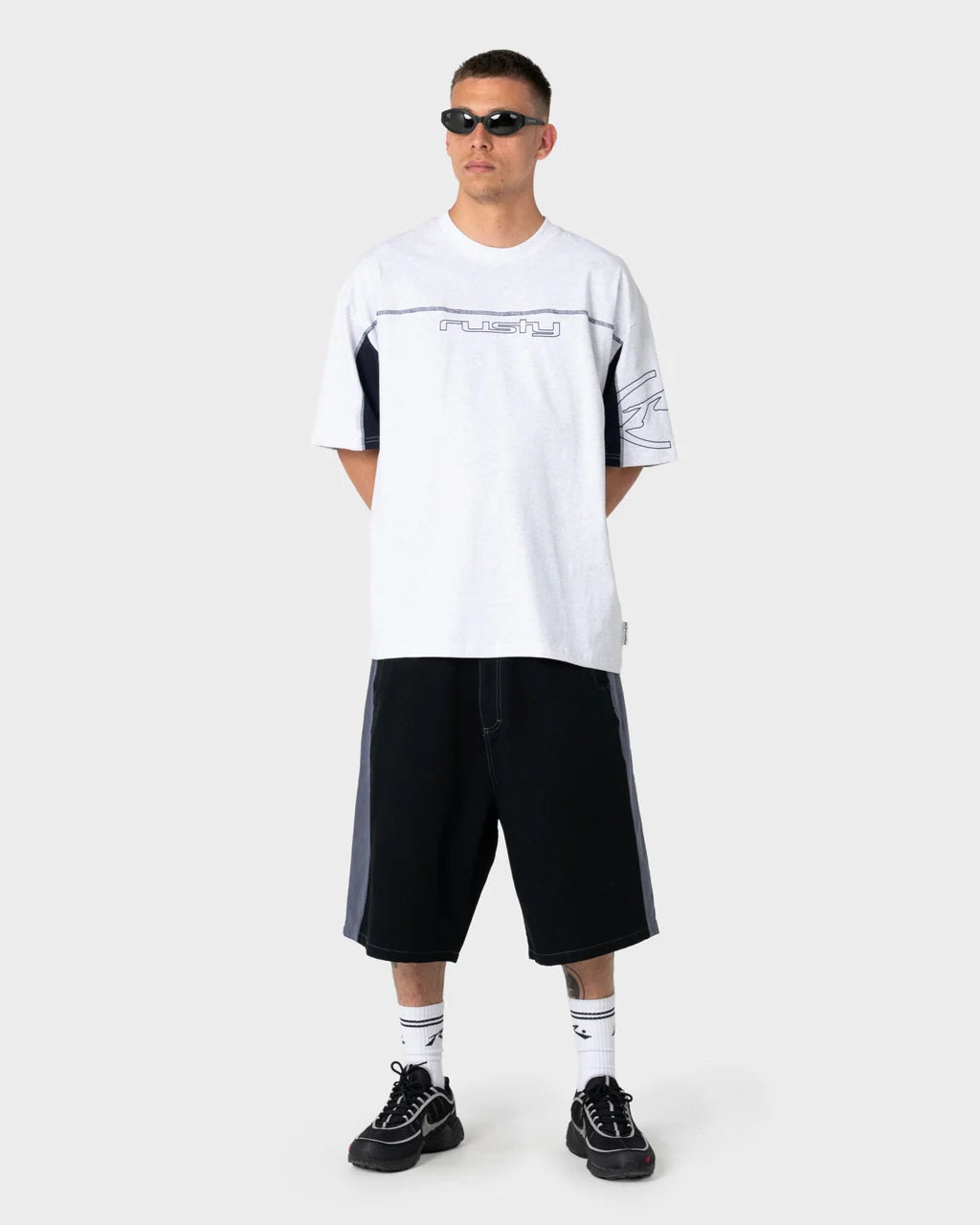 Rusty Cyberwave Short Sleeve Tee
