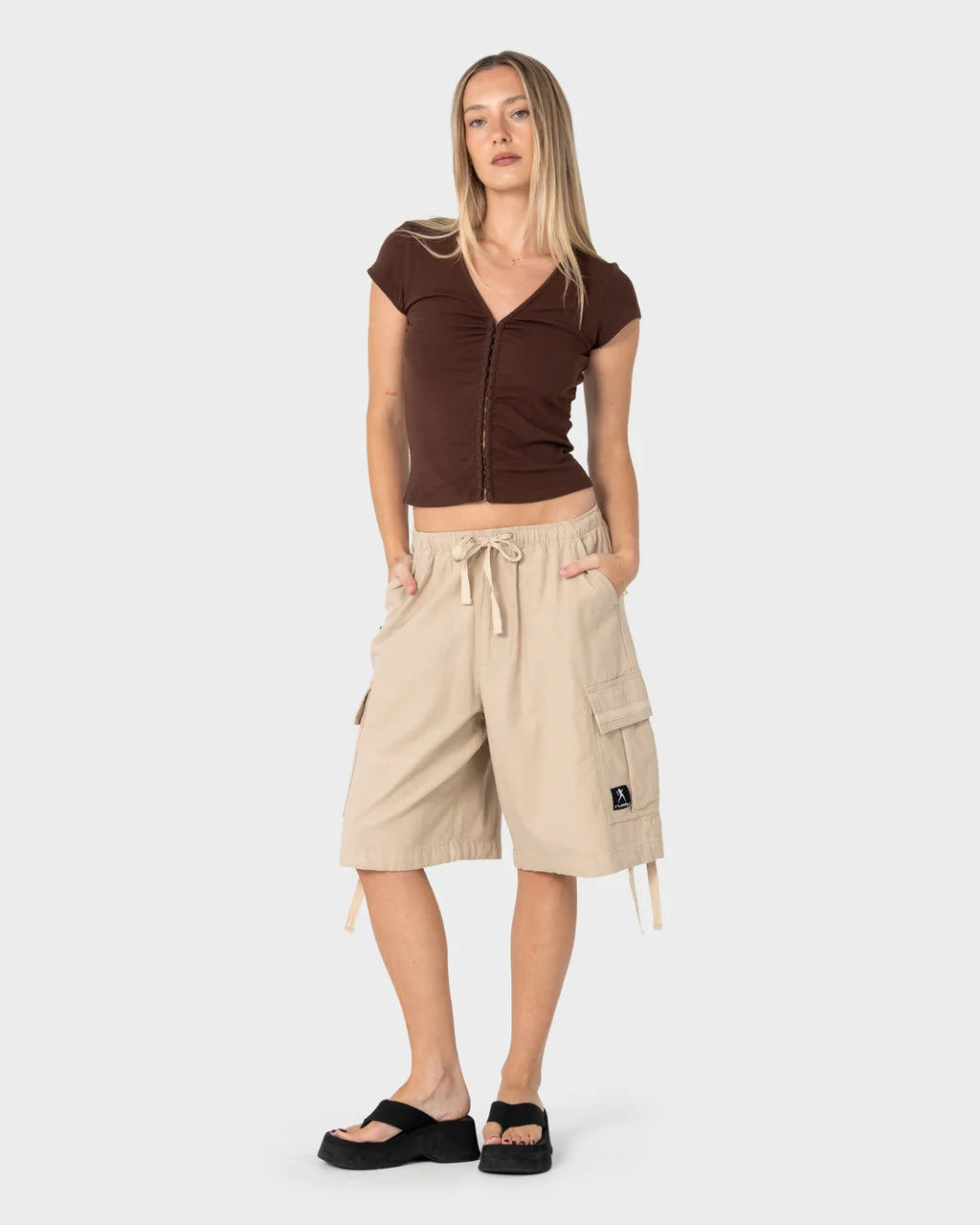 Rusty River Low Rise Baggy Cargo Short