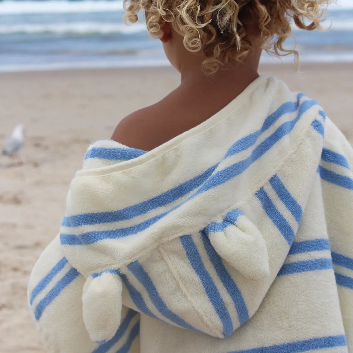 Sunny Life Sammy The Seagull Kids Character Hooded Towel