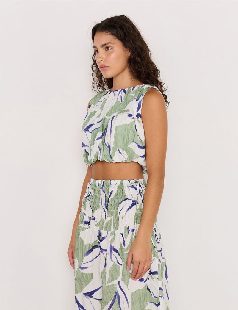 Minkpink Veda Bubble Top