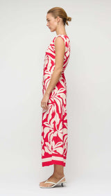 Staple The Label Serata Asym Midi Dress