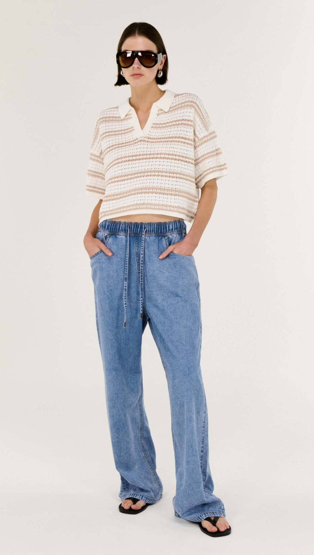 Staple Rae Relaxed Chambray Pants