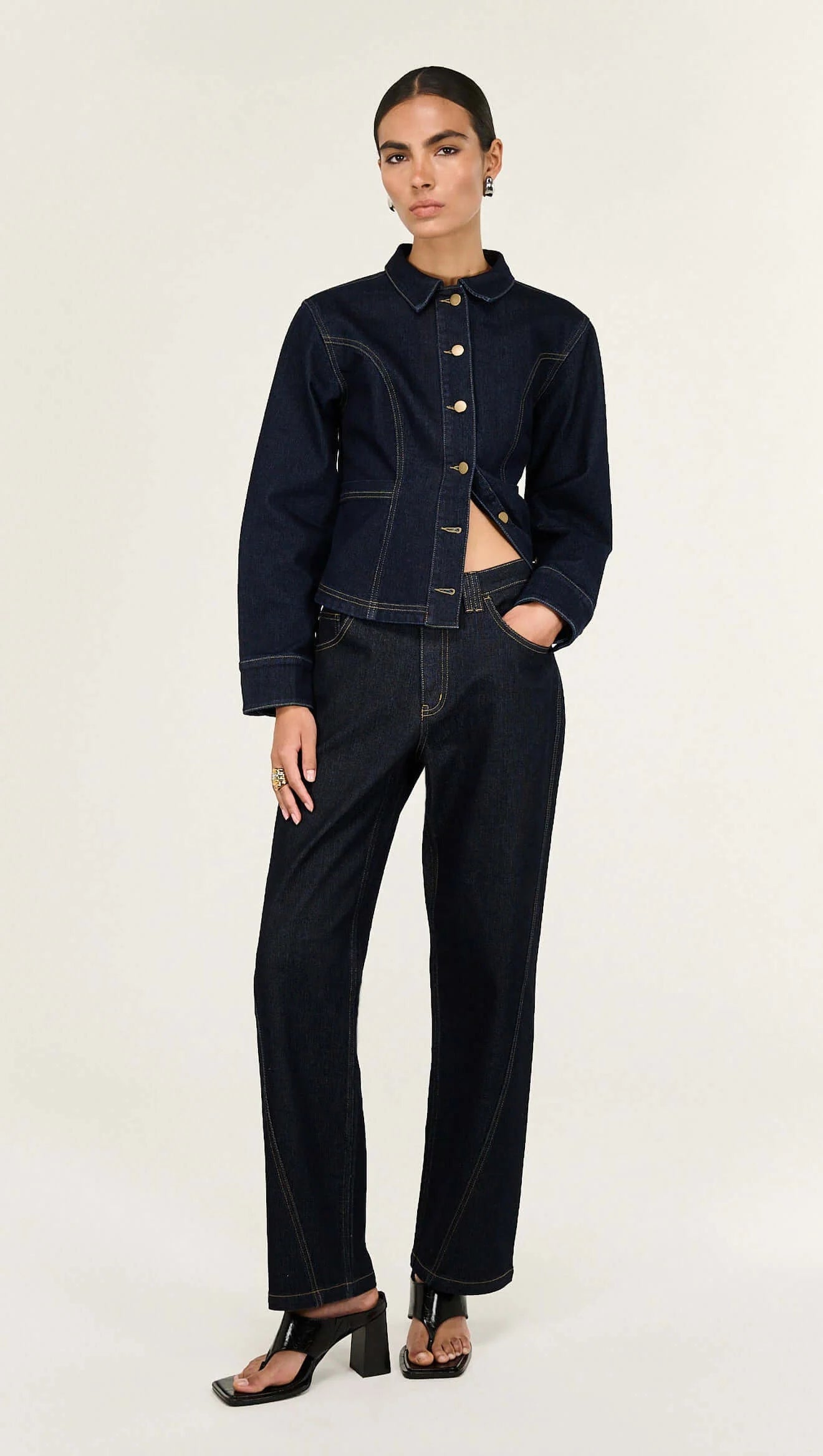 Staple The Label Aalto Mid Rise Jeans