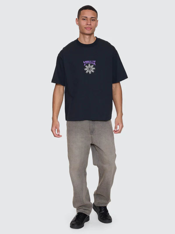 Thrills Stagger Box Fit Oversized Cropped Tee