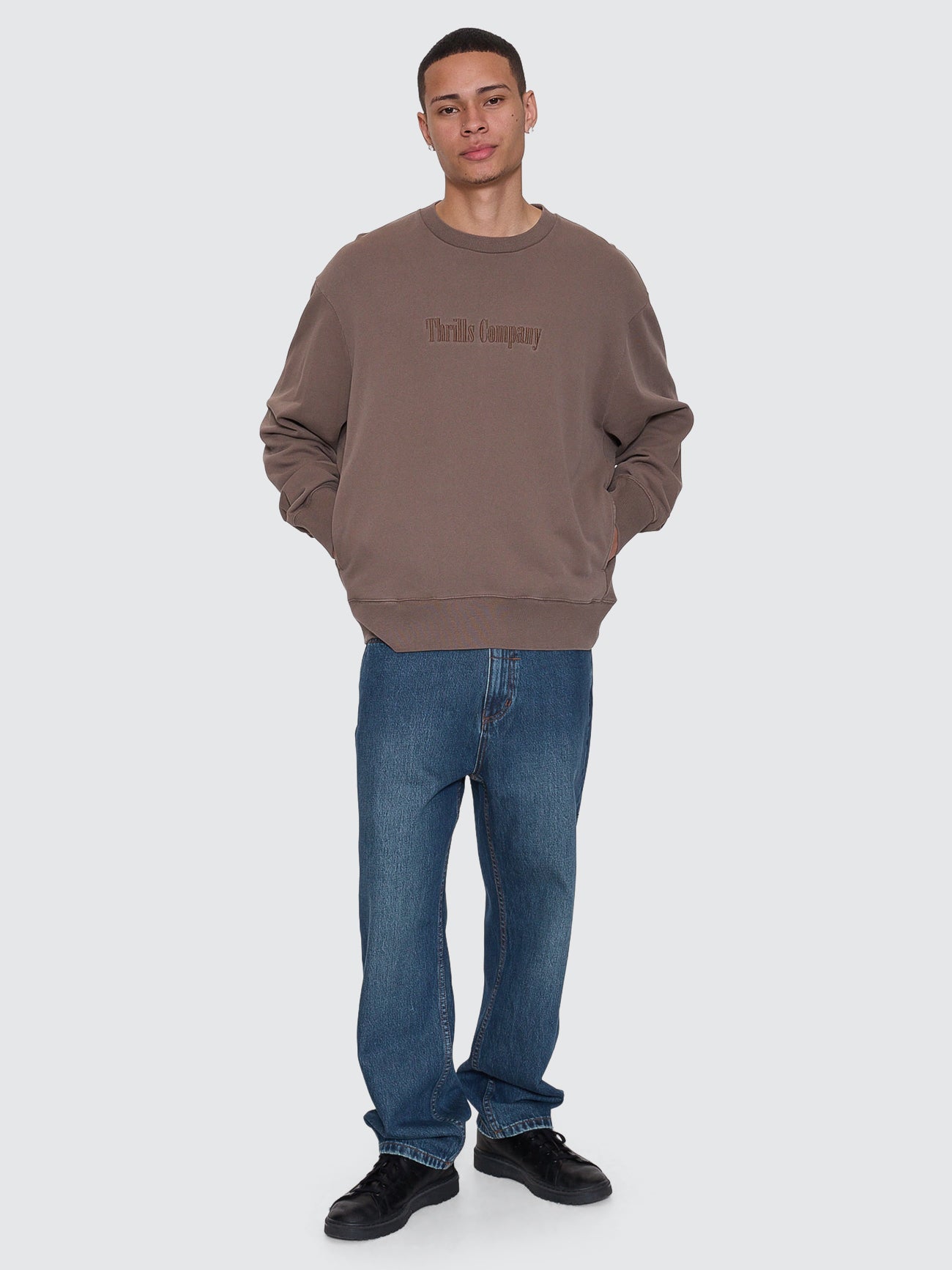 Thrills Primitive Box Fit Cropped Crew