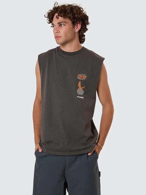 Thrills 1st Grade Service Merch Fit Muscle Tee
