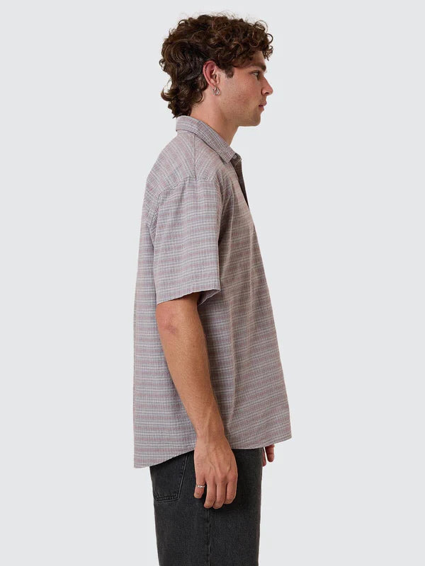 Thrills Minimal Thrills Stripe Check Short Sleeve Shirt