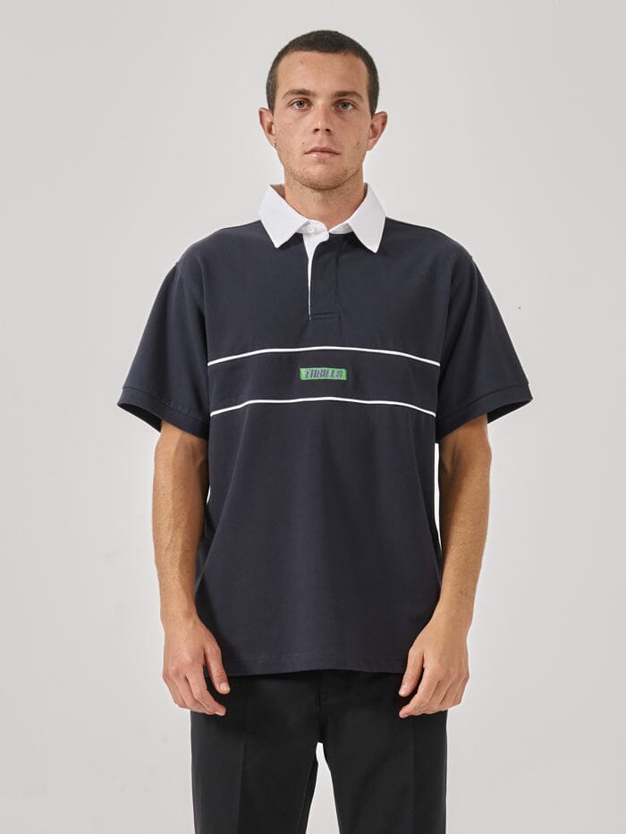 Thrills Step Up Short Sleeve Rugby Polo