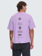 Thrills Peace Power Embro Box Fit Oversized Cropped Tee