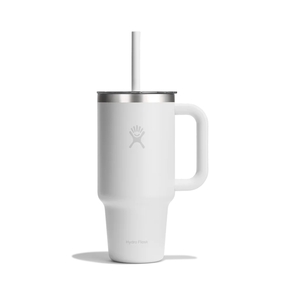 Hydroflask 32oz Travel Tumbler Clear Lid