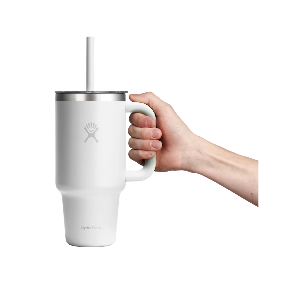 Hydroflask 32oz Travel Tumbler Clear Lid