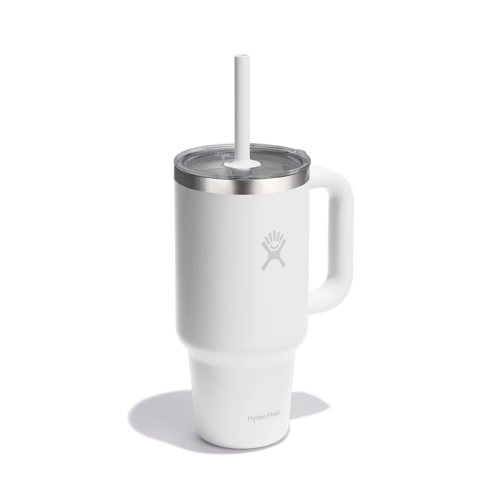 Hydroflask 32oz Travel Tumbler Clear Lid