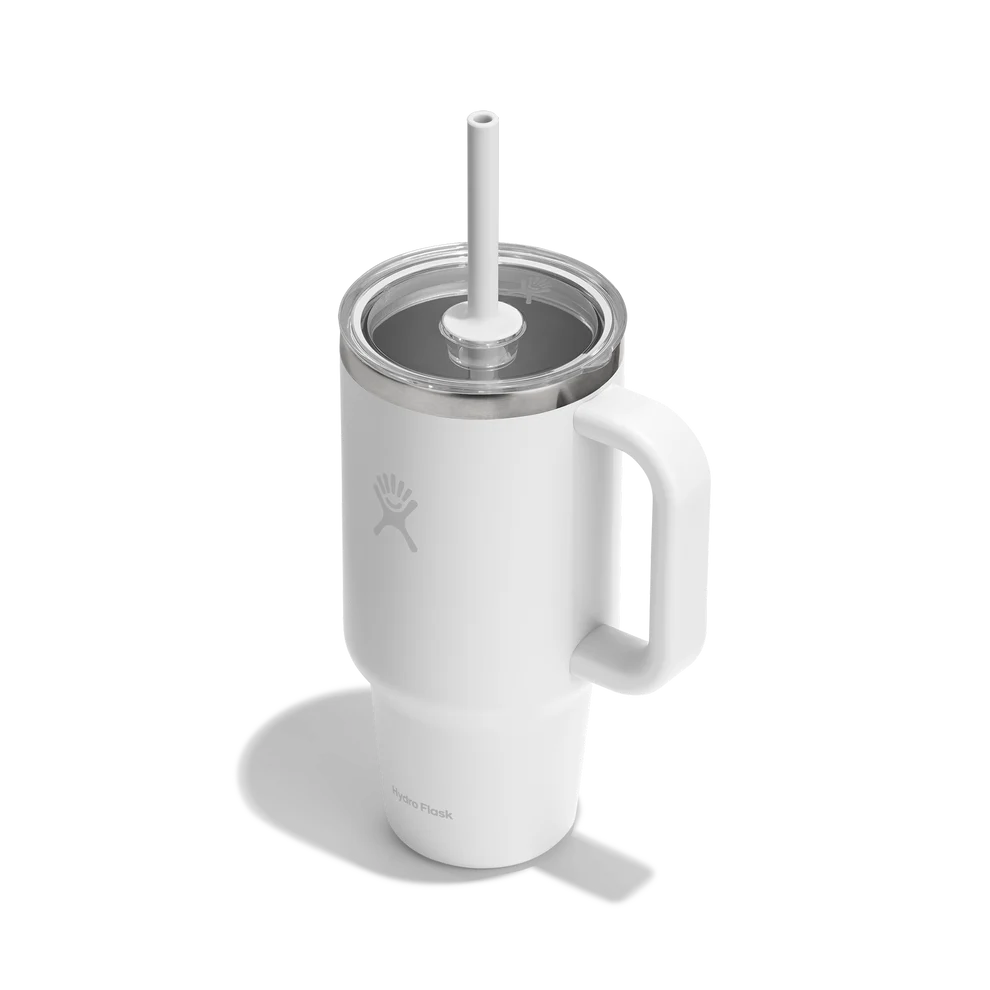 Hydroflask 32oz Travel Tumbler Clear Lid