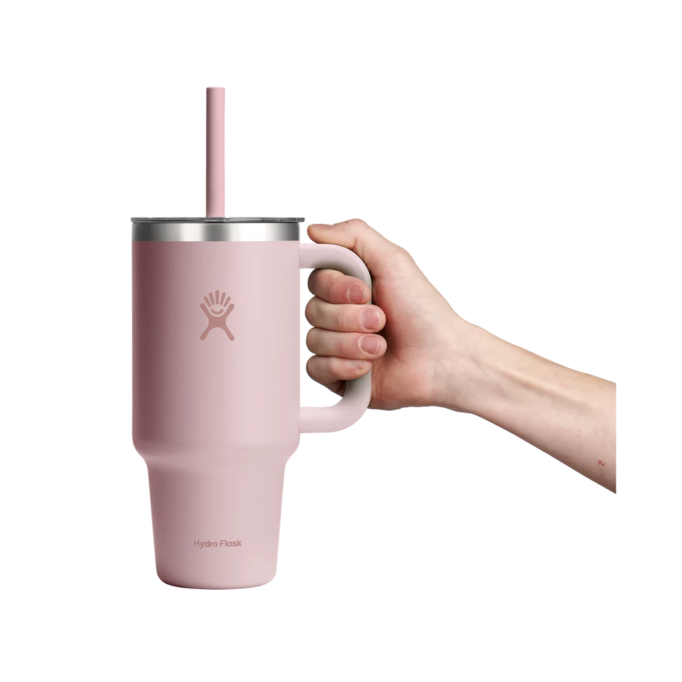 Hydroflask 32oz Travel Tumbler Clear Lid