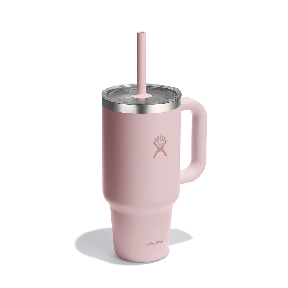 Hydroflask 32oz Travel Tumbler Clear Lid