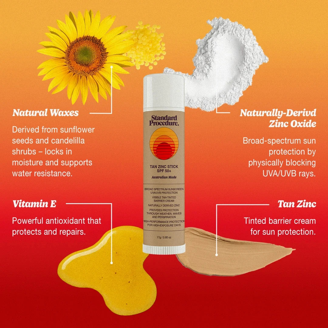 Standard Procedure Tan Zinc Stick SPF 50