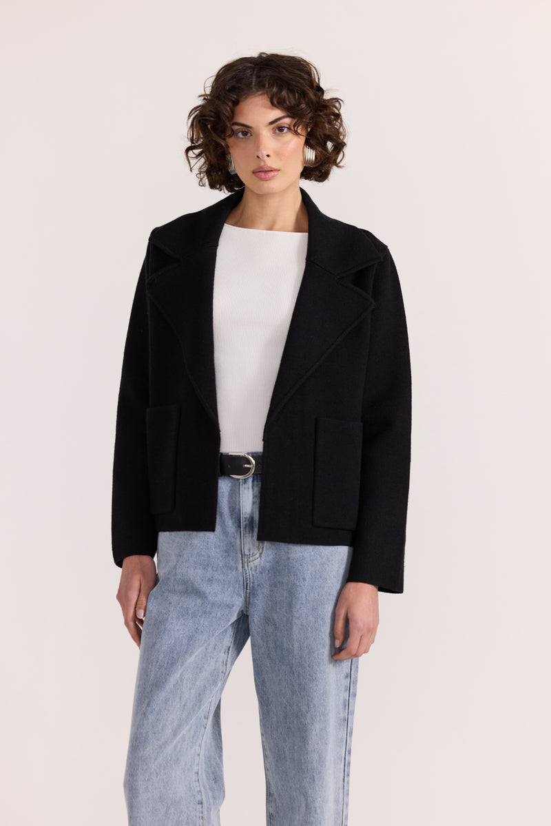 Staple The Label Aiden Crop Coatigan