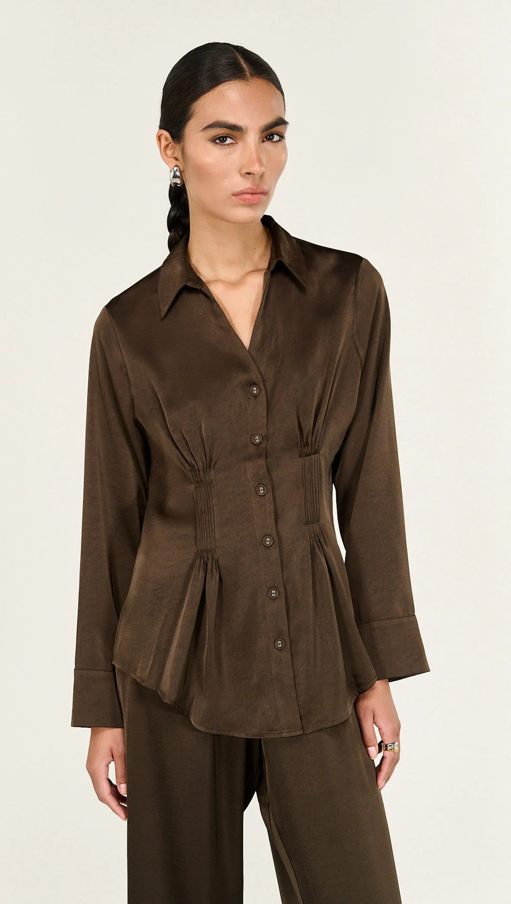 Staple The Label Solace Satin Shirt
