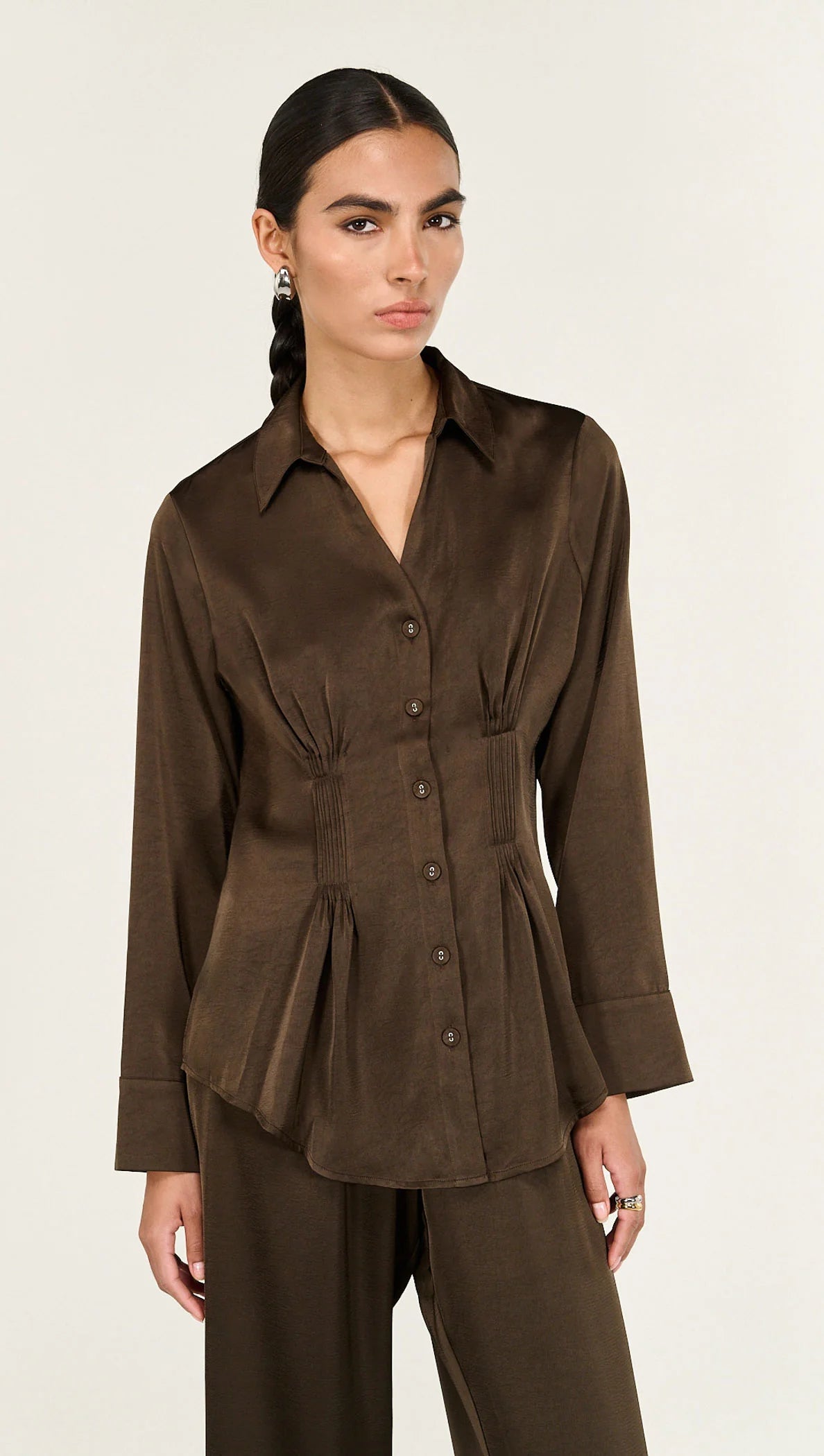 Staple The Label Solace Satin Shirt