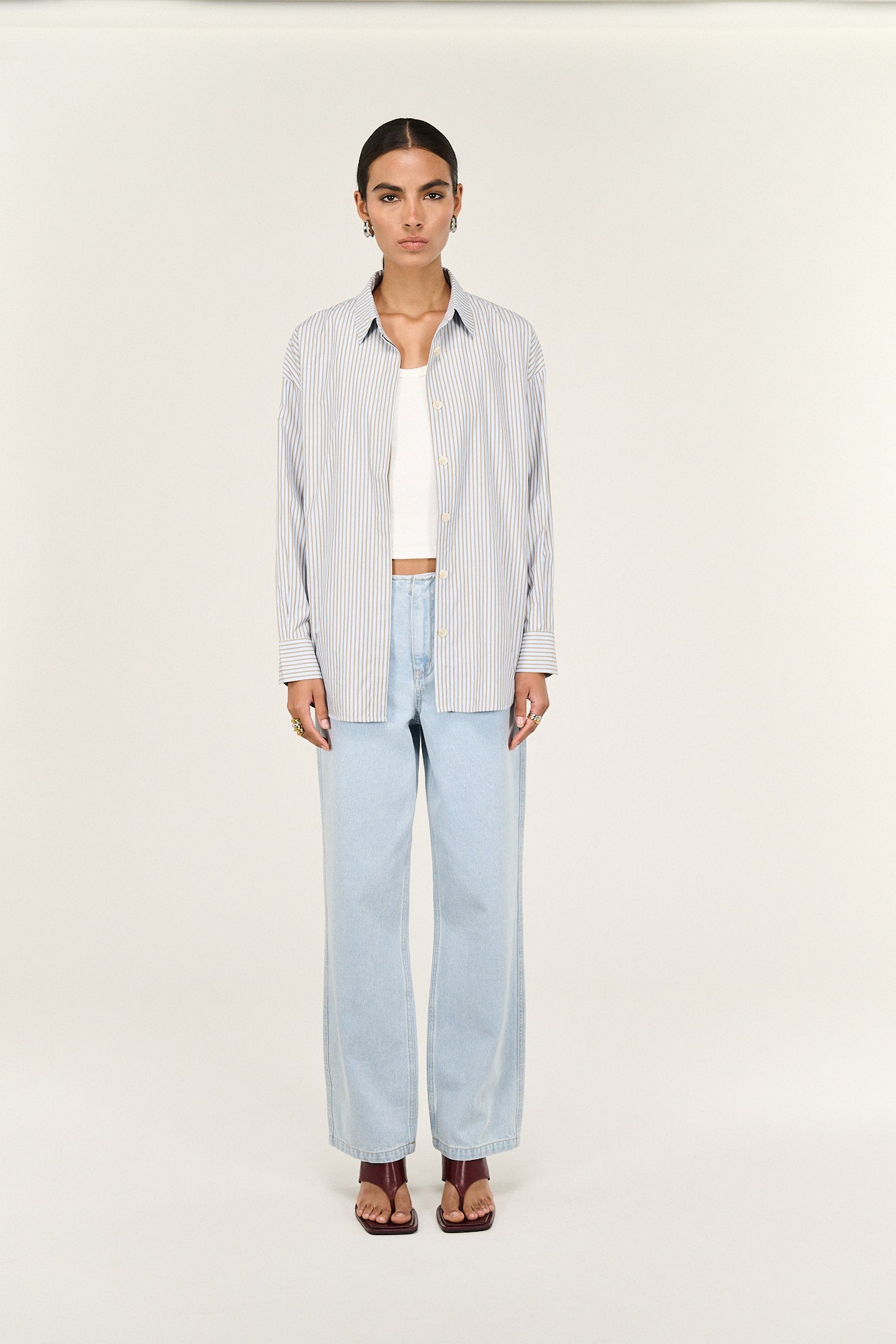 Staple The Label Muse Stripe Shirt