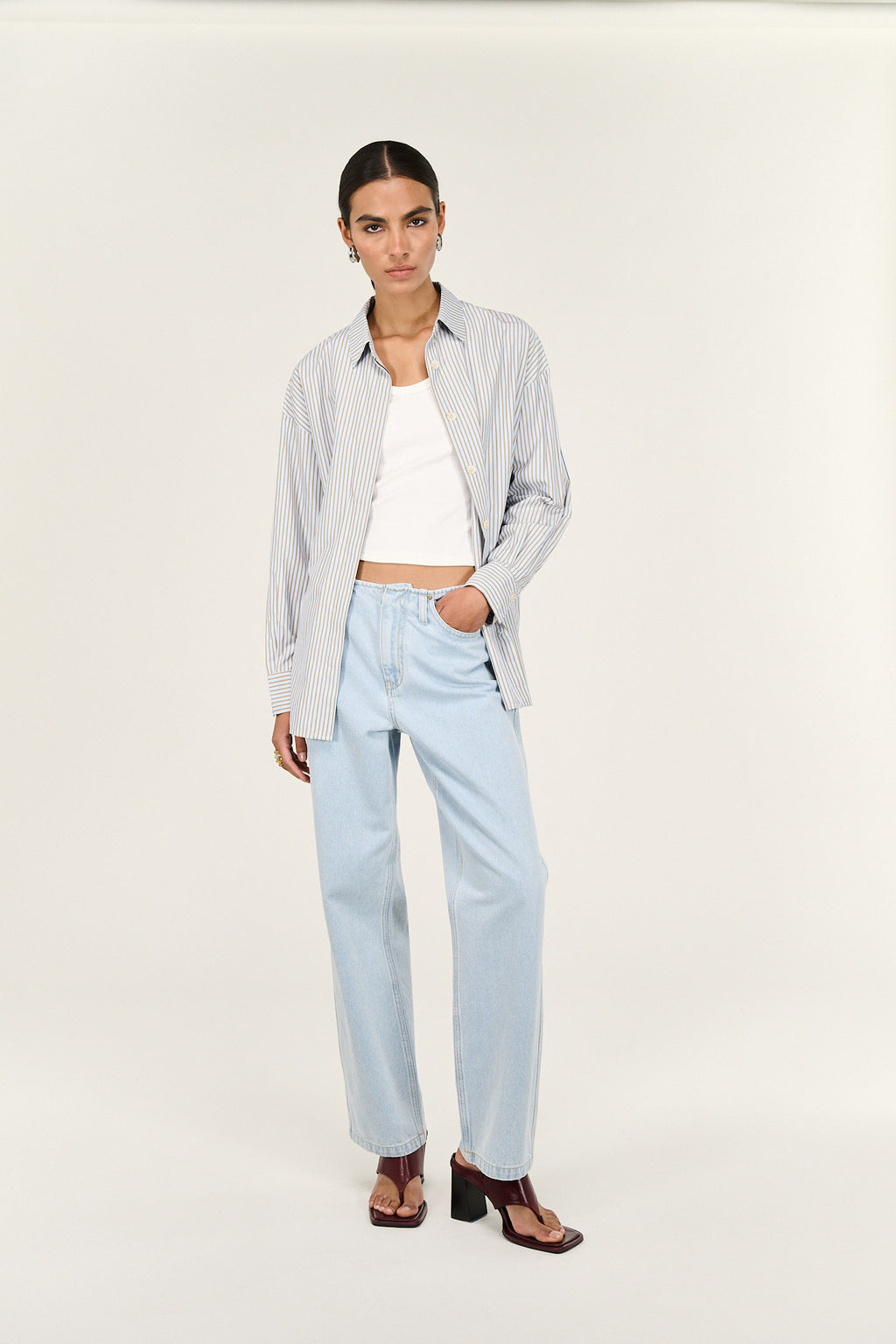Staple The Label Muse Stripe Shirt