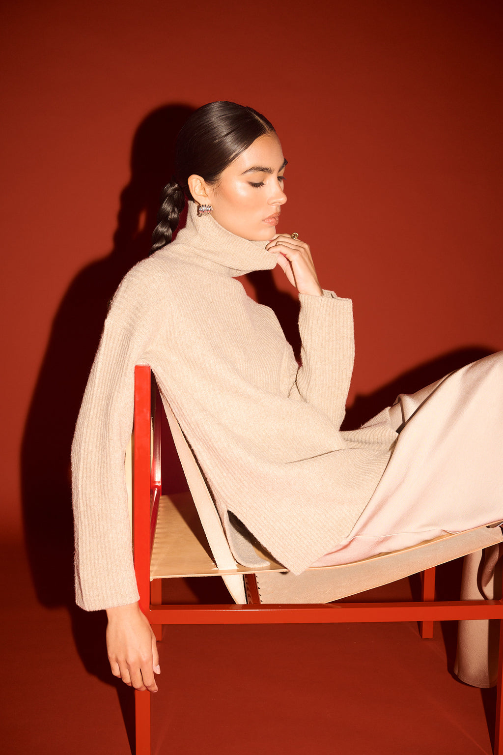 Staple The Label Sabine Roll Neck Jumper