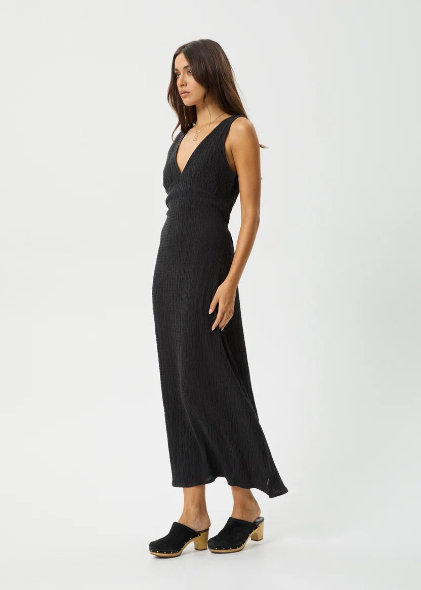 Afends Tully Seersucker Maxi Dress