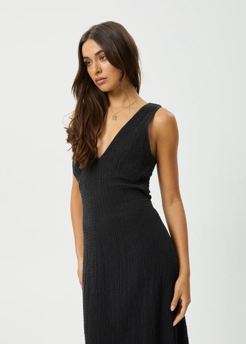 Afends Tully Seersucker Maxi Dress