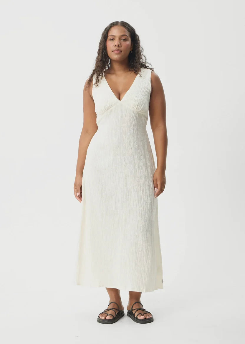 Afends Tully Seersucker Maxi Dress