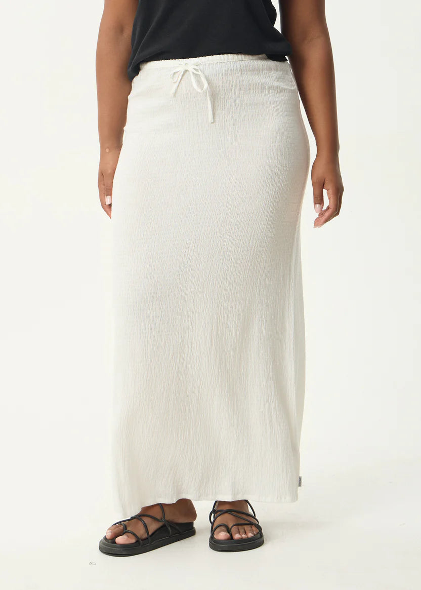 Afends Tully Seersucker Maxi Skirt