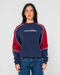 Rusty South Of The River Oversize Crew Fleece