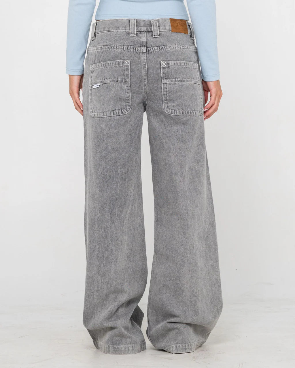 Rusty Wendy Wide Low Rise Denim Jean